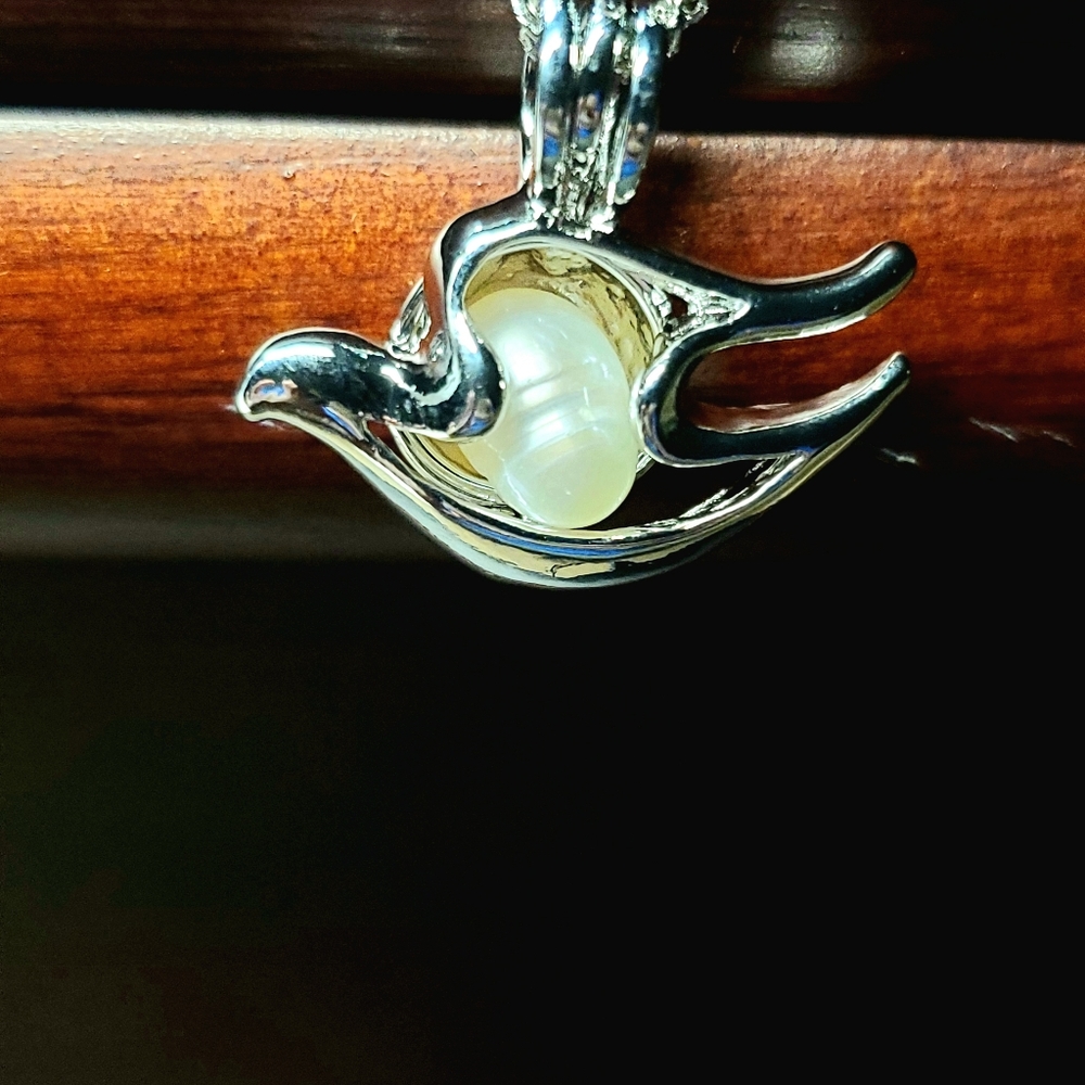 Doce pendant with 18 inch necklace